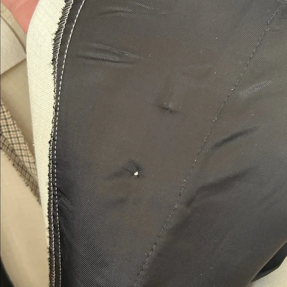 MAISON MARGIELA MM6 Micro Plaid Straight Cut Trousers | Size 46 | Made in Italy - Picture 11 of 12